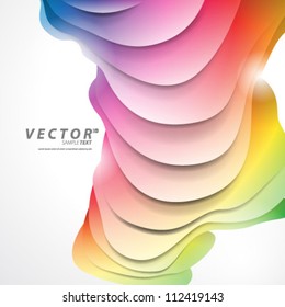 Vector Design - eps10 Overlapping Elements Concept Illustration