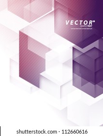 Vector Design - eps10 Overlapping Elements Concept Illustration