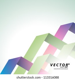 Vector Design - eps10 Overlapping Elements Concept Illustration