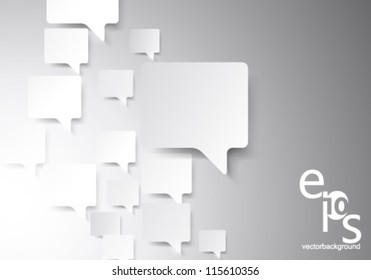 Vector Design - eps10 Overlapping Elements Concept Illustration