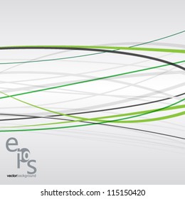 Vector Design - eps10 Overlapping Lines Concept Illustration