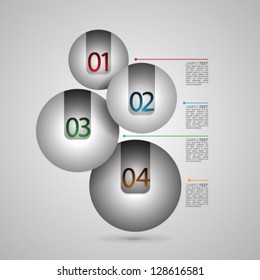 Vector Design - eps10 Overlapping Modern Design Elements Background