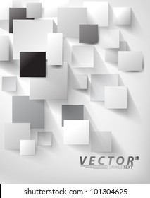 Vector Design - eps10 Overlapping Squares Concept Illustration