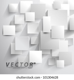 Vector Design - eps10 Overlapping Squares Concept Illustration