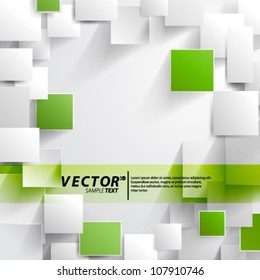 Vector Design - eps10 Overlapping Squares Concept Illustration