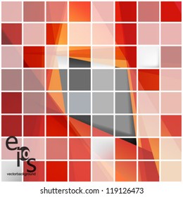 Vector Design - eps10 Overlapping Squares Concept Illustration