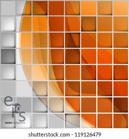 Vector Design - eps10 Overlapping Squares Concept Illustration