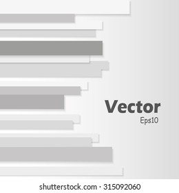 Vector Design - eps10 Overlapping Thick Lines Concept Illustration
