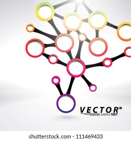 Vector Design - eps10 Simple Circles Background