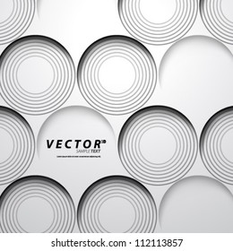 Vector Design - eps10 Simple Circles Background