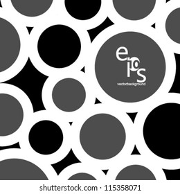 Vector Design - eps10 Simple Circles Background