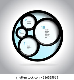 Vector Design - eps10 Simple Circles Background
