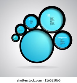 Vector Design - eps10 Simple Circles Background