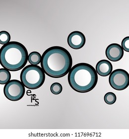 Vector Design - eps10 Simple Circles Background