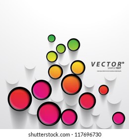 Vector Design - eps10 Simple Circles Background