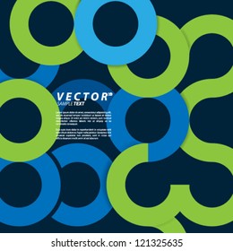 Vector Design - eps10 Simple Circles Background