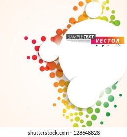 Vector Design - eps10 Simple Circles Background