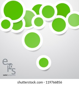 Vector Design - eps10 Simple and Colorful Circles Background
