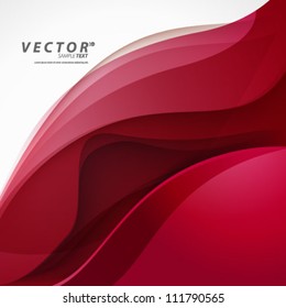Vector Design - eps10 Smooth Curve Lines Background