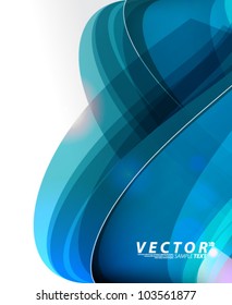 Vector Design - eps10 Waves Lines Concept Illustration