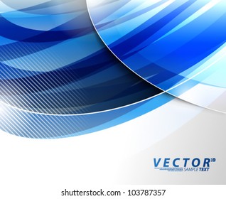 Vector Design - eps10 Waves Lines Concept Illustration