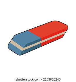vector design, eraser shape illustration