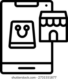 Vector Design E-shop Icon Style
