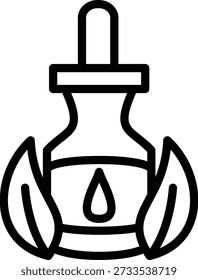 Vector Design Essential Oil Icon Style