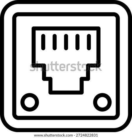 Vector Design Ethernet Icon Style