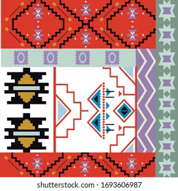 Vector design of ethnic pattern.