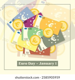  Vector Design Euro Day - January 1