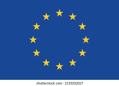 Vector Design European Union Flag