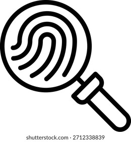 Estilo de icono de evidencia de diseño de Vector