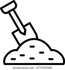 Vector Design Excavation Icon Style