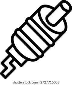 Symbolstil für Abgasrohr-Vektordesign