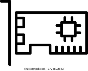 Vector Design Expansion Card Icon Style