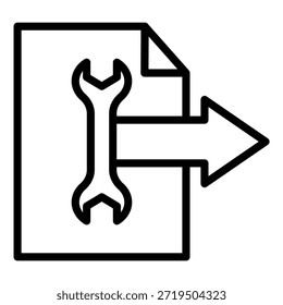 Vectordesign Handwerker exportieren Symbolstil