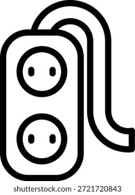 Estilo de icono de extensión de diseño de Vector