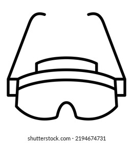 Vector Design Eye Protector Icon Style