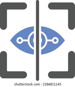 Vector Design Eye Tracking Icon Style