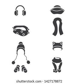 Vector design of fabric and weather icon. Collection of fabric and fashion vector icon for stock.