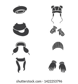 Vector design of fabric and weather  symbol. Set of fabric and fashion  stock symbol for web.