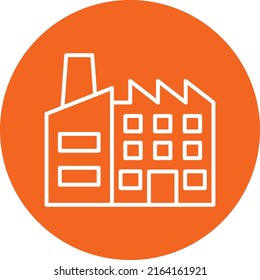 Estilo de icono de fábrica de diseño de vectores