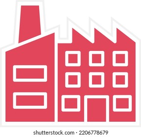 Vector Design Factory Icon Style