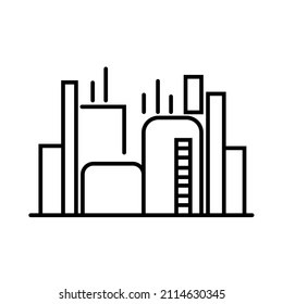 vector design, factory icon or symbol