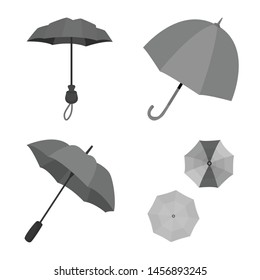 Vector design of fashion and safety logo. Set of fashion and closed stock symbol for web.