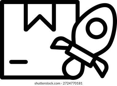 Estilo de icono de entrega rápida de diseño de Vector