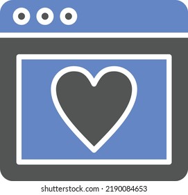 Estilo de iconos favoritos de diseño de vectores