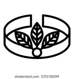 Diseño de Vector Estilo de icono de elegancia emplumada