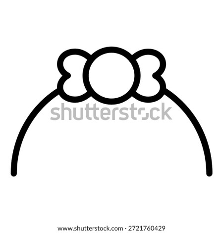 Vector Design Feathered Fascinators Icon Style